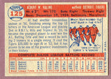 1957 Topps Baseball #125 Al Kaline Tigers EX-MT 495898