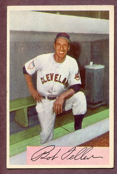 1954 Bowman Baseball #132 Bob Feller Indians EX-MT 495900