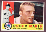 1960 Topps Baseball #377 Roger Maris Yankees EX 495909