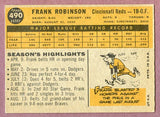 1960 Topps Baseball #490 Frank Robinson Reds EX 495917