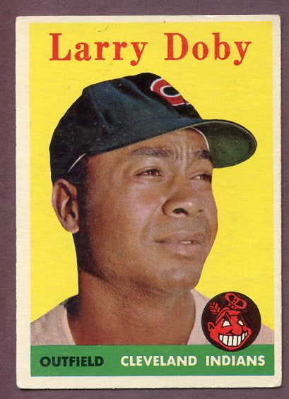 1958 Topps Baseball #424 Larry Doby Indians EX 495921