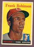 1958 Topps Baseball #285 Frank Robinson Reds EX 495925