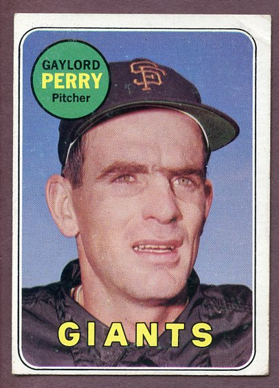 1969 Topps Baseball #485 Gaylord Perry Giants EX 495933