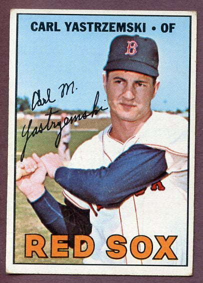 1967 Topps Baseball #355 Carl Yastrzemski Red Sox EX 495939