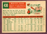 1959 Topps Baseball #430 Whitey Ford Yankees EX 495962