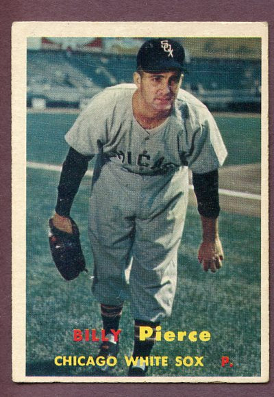 1957 Topps Baseball #160 Billy Pierce White Sox EX 495969