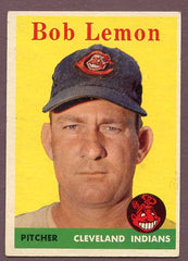1958 Topps Baseball #002 Bob Lemon Indians EX 495979