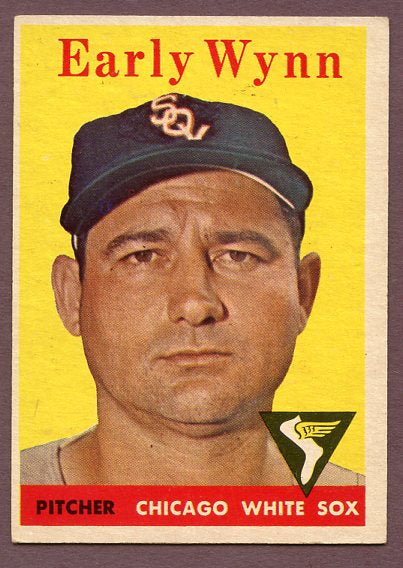 1958 Topps Baseball #100 Early Wynn White Sox EX 495982