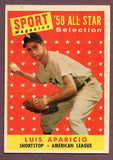 1958 Topps Baseball #483 Luis Aparicio A.S. White Sox EX 495983