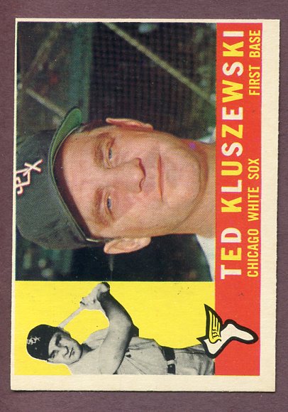 1960 Topps Baseball #505 Ted Kluszewski White Sox EX 495987