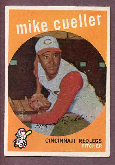 1959 Topps Baseball #518 Mike Cuellar Reds EX 495993