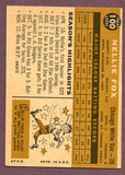 1960 Topps Baseball #100 Nellie Fox White Sox EX 495995