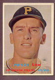 1957 Topps Baseball #199 Vern Law Pirates EX 496005