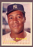 1957 Topps Baseball #082 Elston Howard Yankees EX back oc 496012