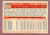 1957 Topps Baseball #170 Duke Snider Dodgers EX 496023