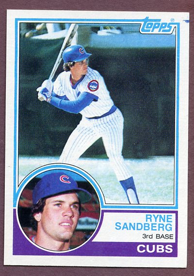 1983 Topps Baseball #083 Ryne Sandberg Cubs VG-EX 496028