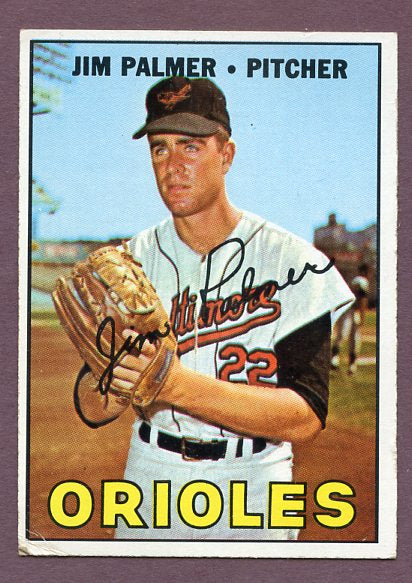 1967 Topps Baseball #475 Jim Palmer Orioles VG-EX 496033