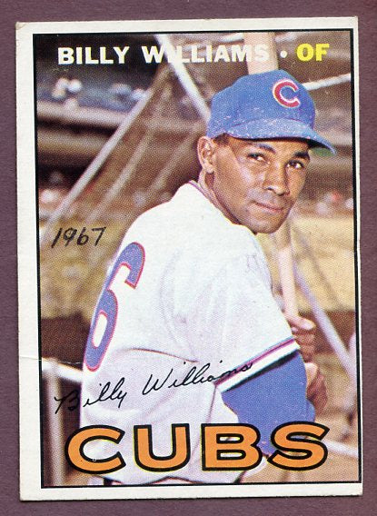 1967 Topps Baseball #315 Billy Williams Cubs Good ink front 496034