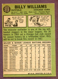 1967 Topps Baseball #315 Billy Williams Cubs Good ink front 496034
