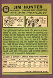 1967 Topps Baseball #369 Catfish Hunter A's VG-EX 496035