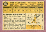 1960 Topps Baseball #326 Roberto Clemente Pirates VG-EX 496047