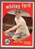 1959 Topps Baseball #430 Whitey Ford Yankees VG-EX 496054