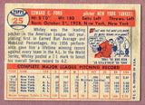 1957 Topps Baseball #025 Whitey Ford Yankees VG-EX 496061