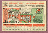 1956 Topps Baseball #260 Pee Wee Reese Dodgers VG-EX 496065