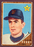 1962 Topps Baseball #199 Gaylord Perry Giants VG 496067