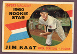 1960 Topps Baseball #136 Jim Kaat Senators VG 496072