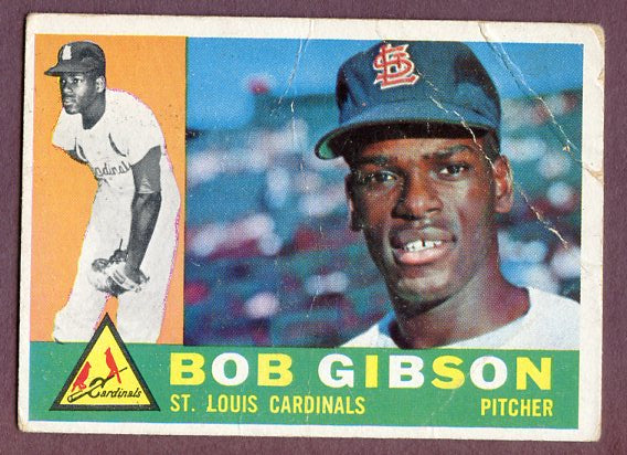 1960 Topps Baseball #073 Bob Gibson Cardinals FR-GD 496082