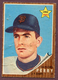 1962 Topps Baseball #199 Gaylord Perry Giants Good 496084