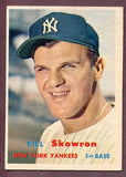 1957 Topps Baseball #135 Bill Skowron Yankees EX 496123