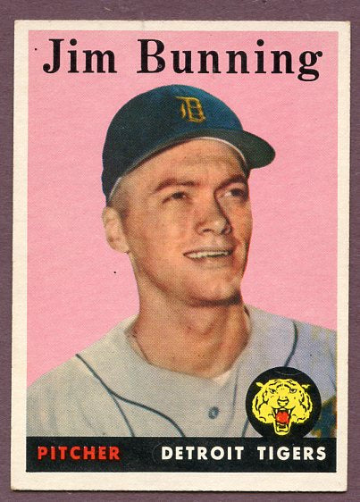 1958 Topps Baseball #115 Jim Bunning Tigers GD-VG 496124