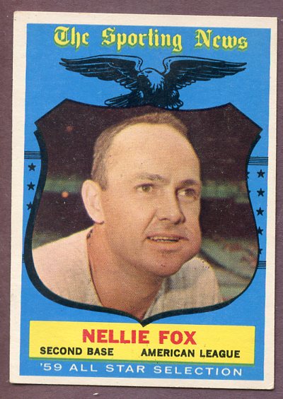 1959 Topps Baseball #556 Nellie Fox A.S. White Sox EX 496126