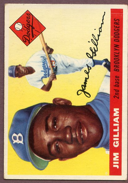 1955 Topps Baseball #005 Jim Gilliam Dodgers EX 496131