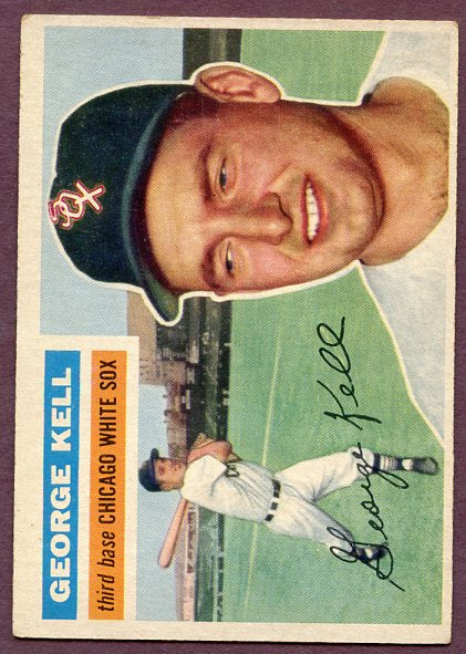 1956 Topps Baseball #195 George Kell White Sox EX 496139