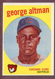 1959 Topps Baseball #512 George Altman Cubs EX 496225