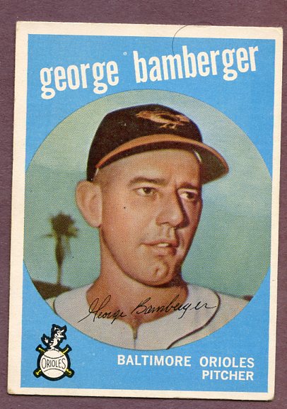 1959 Topps Baseball #529 George Bamberger Orioles EX 496278