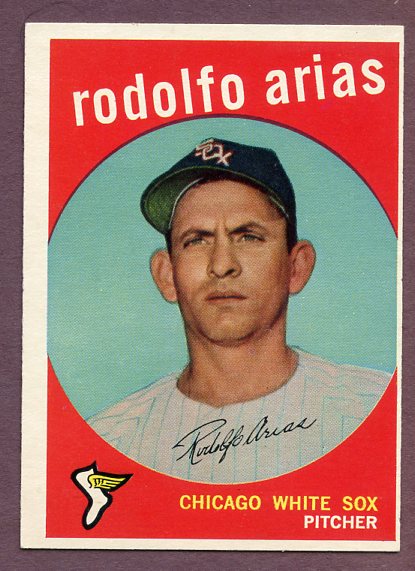 1959 Topps Baseball #537 Rodolfo Arias White Sox EX 496281