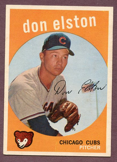 1959 Topps Baseball #520 Don Elston Cubs EX 496283