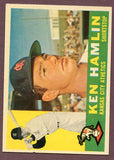 1960 Topps Baseball #542 Ken Hamlin A's EX 496289