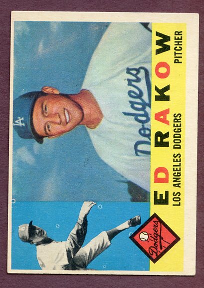 1960 Topps Baseball #551 Ed Rakow Dodgers EX 496290