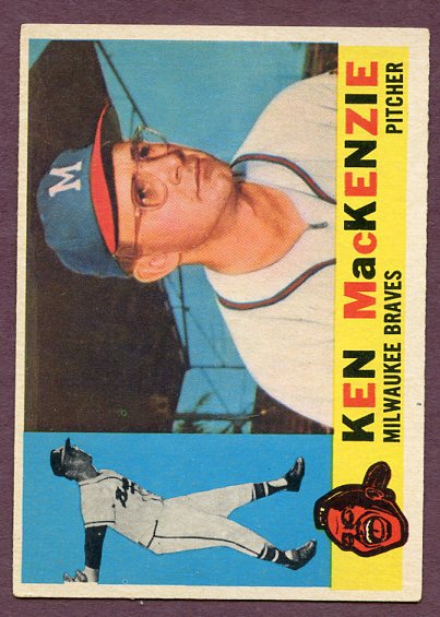 1960 Topps Baseball #534 Ken MacKenzie Braves EX 496292