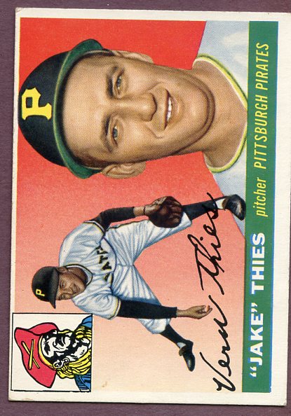 1955 Topps Baseball #012 Art Thies Pirates EX 496302