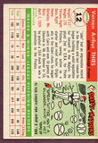 1955 Topps Baseball #012 Art Thies Pirates EX 496302