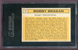 1963 Topps Baseball #073 Bobby Bragan Braves SGC 8 NM/MT 496447