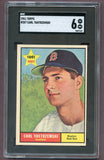 1961 Topps Baseball #287 Carl Yastrzemski Red Sox SGC 6 EX-MT 496459