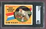 1960 Topps Baseball #136 Jim Kaat Senators SGC 6 EX-MT 496461