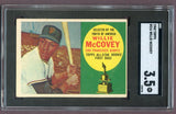 1960 Topps Baseball #316 Willie McCovey Giants SGC 3.5 VG+ 496468